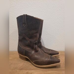 Dingo Men's Snip Toe Leather Boots